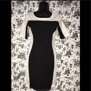 Contrast Colors Patchwork Bodycon Dress